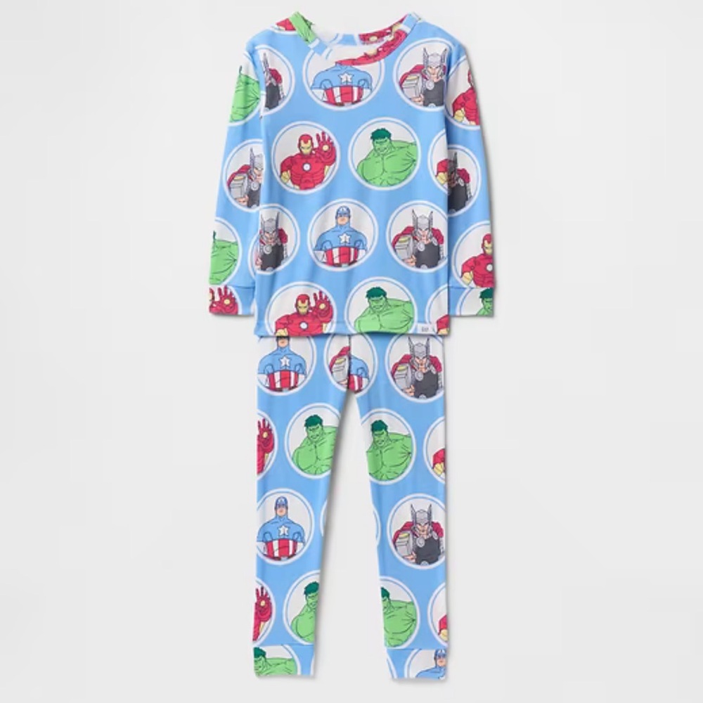 Gap Marvel Organic Brushed Cotton PJ Set size 4